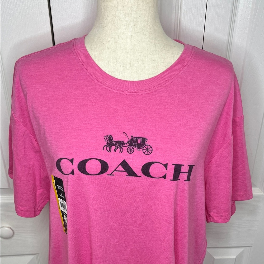 NWT-Custom Tee With Coach Logo